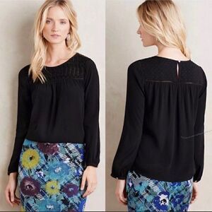 Anthropologie Meadow Rue Vivie Long Sleeve Top